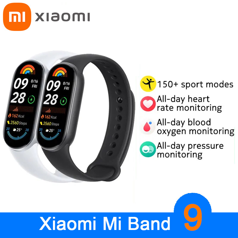 Health Wellness Bracelet - Xiaomi Mi Band 9 AMOLED Screen