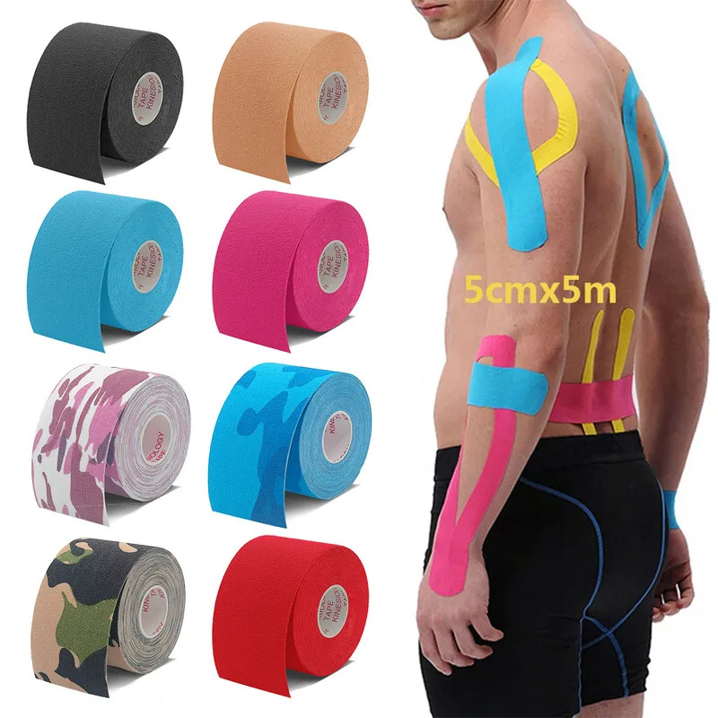 1/6Pcs Sports Waterproof Kines - Sports Taping Precut ulasan dan harga