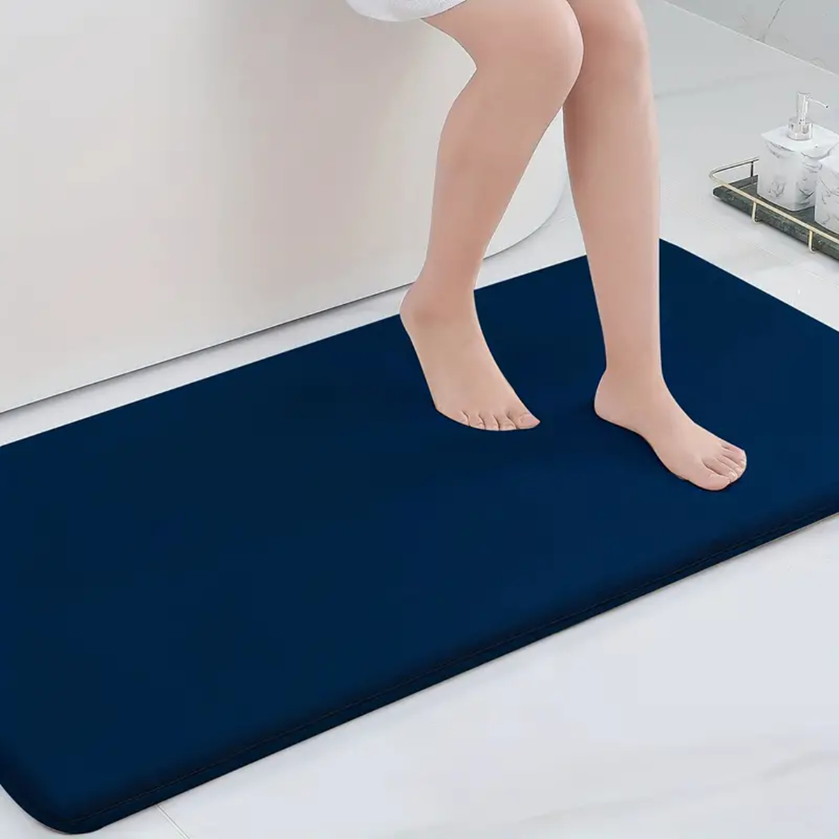 large-sized bathroom anti-skid - Bamboo Bath Mat ulasan dan harga