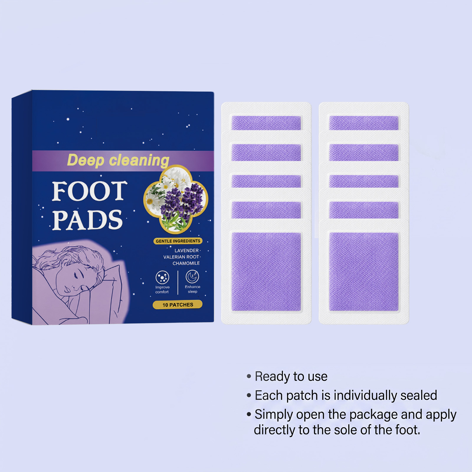 Deep Sleep Foot Patches Improv - Detox Foot Patch ulasan dan harga