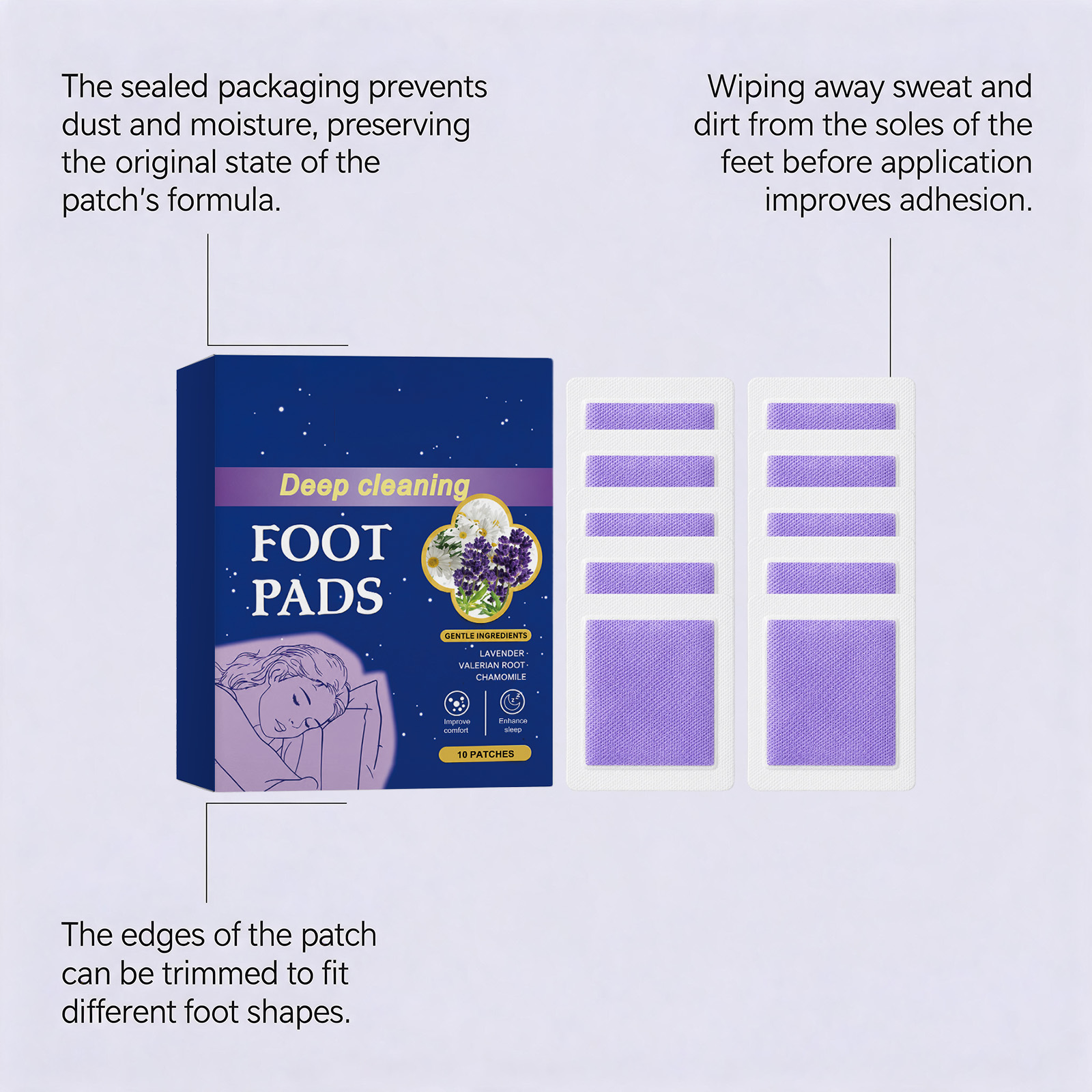 Deep Sleep Foot Patches Improv - Detox Foot Patch ulasan dan harga